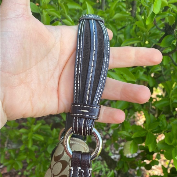 🔥Coach Sufflette Cloth Brown Handbag Hobo L05Q-6280 Y2K vintage purse - Picture 17 of 17